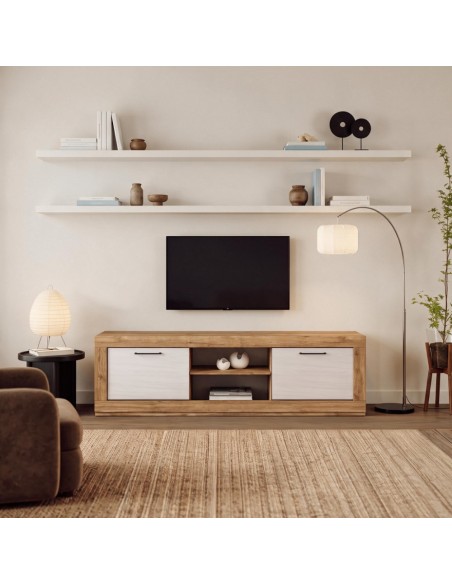 Mueble TV dos puertas y un estante 181 cm DALIA