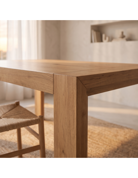 Mesa rectangular pata deslizante DALIA