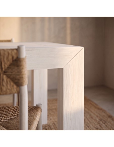 Mesa rectangular pata deslizante DALIA