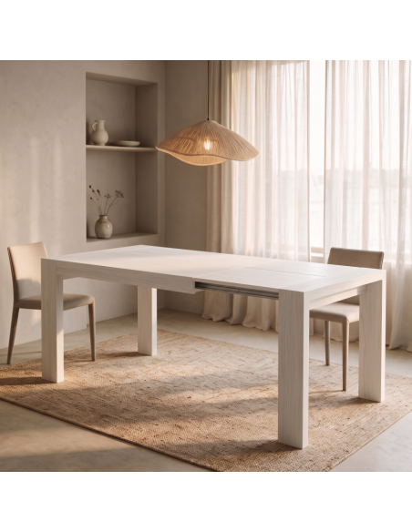 Mesa rectangular pata deslizante DALIA