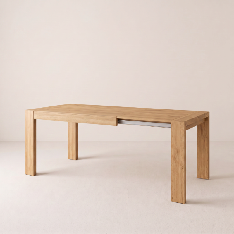 Mesa rectangular pata deslizante DALIA