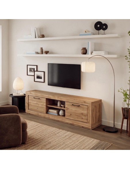 Mueble TV dos puertas y un estante 181 cm DALIA