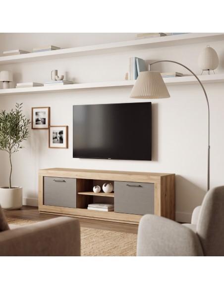 Mueble TV dos puertas y un estante 154 cm DALIA