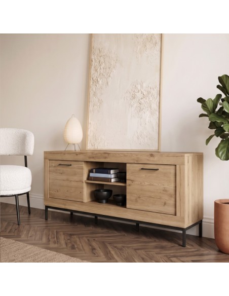 Mueble TV dos puertas y un estante 154 cm DALIA