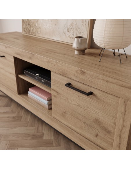 Mueble TV dos puertas y un estante 154 cm DALIA