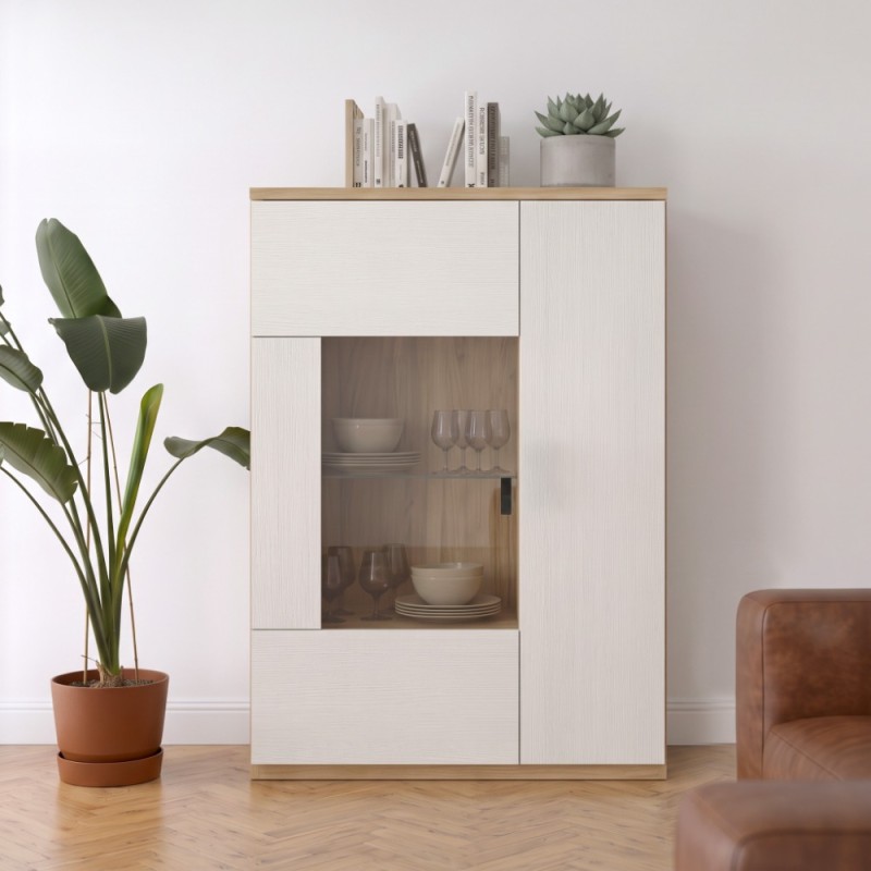 Vitrina baja dos puertas ELISA