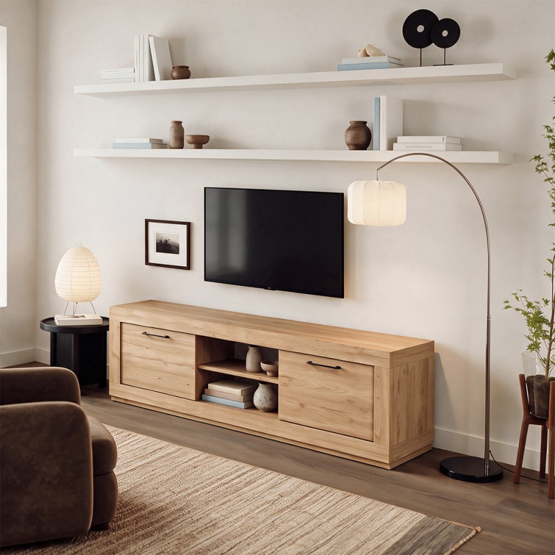 Mueble TV dos puertas y un estante 181 cm DALIA