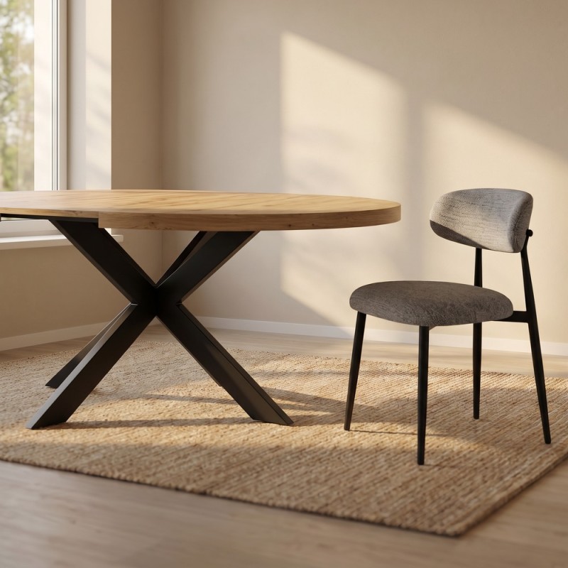 Silla de salón tapizada NICOLE I