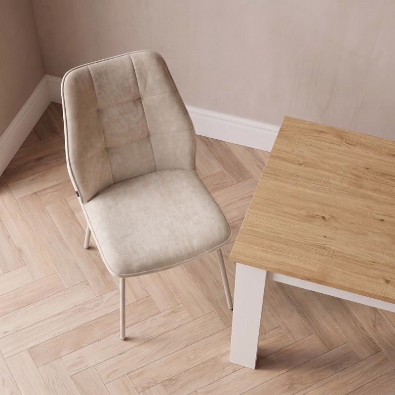 Silla de salón tapizada YARA 2
