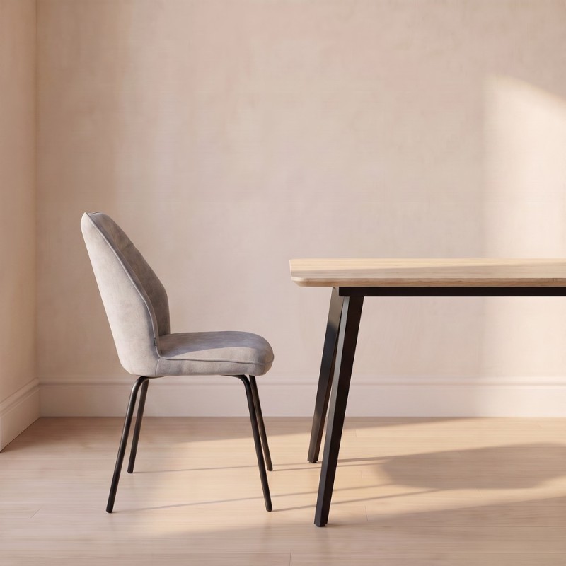 Silla de salón tapizada YARA I