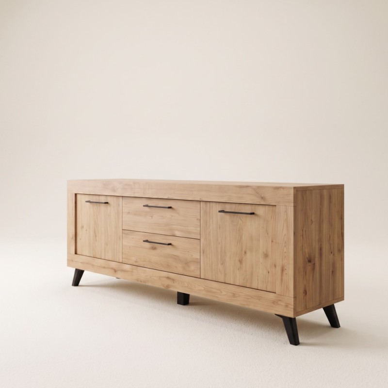 Mueble TV dos cajones y dos puertas 181 cm DALIA