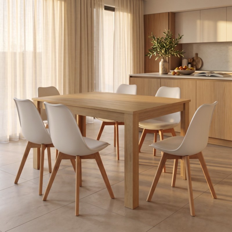 Mesa comedor rectangular extensible DANIELA 2