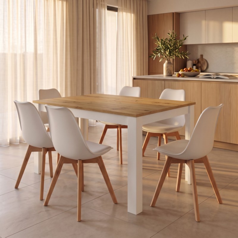 Mesa comedor rectangular extensible DANIELA