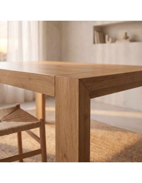 Mesa rectangular pata deslizante DALIA