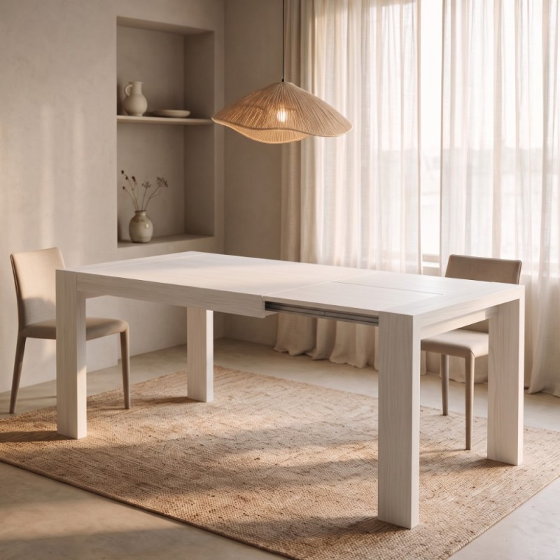 Mesa rectangular pata deslizante DALIA