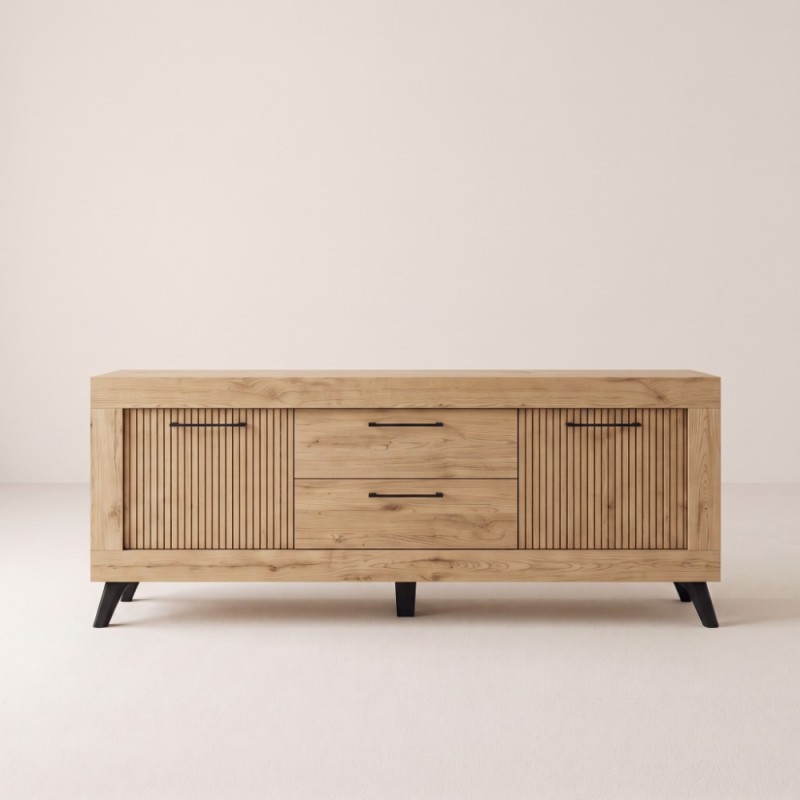Mueble TV dos cajones y dos puertas 181 cm DALIA