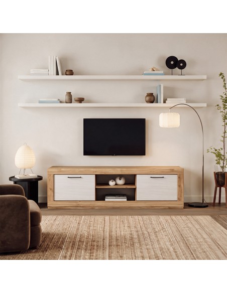 Mueble TV dos puertas y un estante 181 cm DALIA