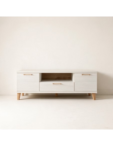 Mueble TV dos puertas y cajón MARCO