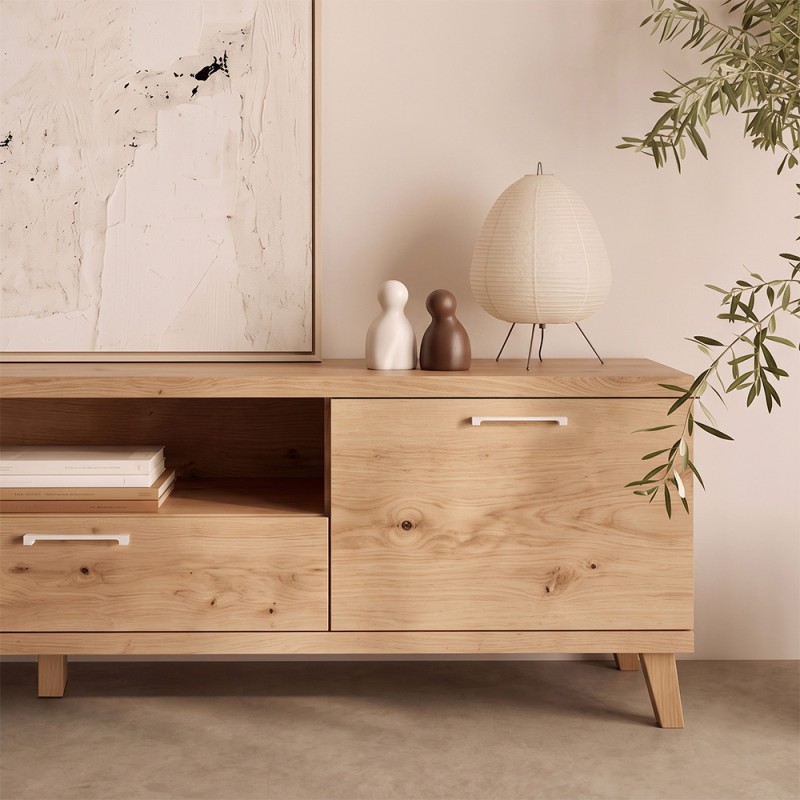 Mueble TV dos puertas y cajón MARCO
