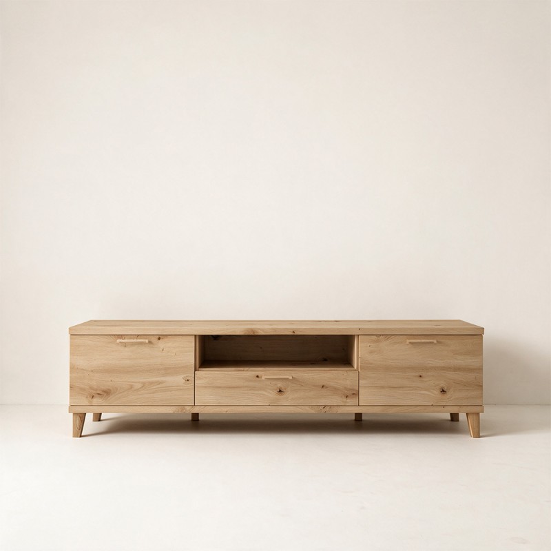 Mueble TV dos puertas y cajón MARCO