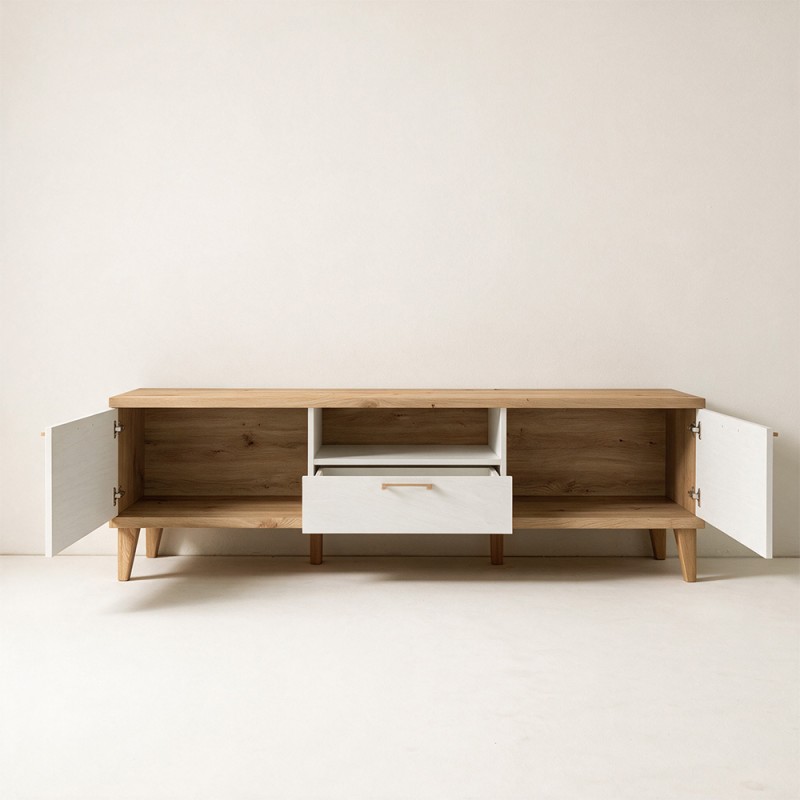 Mueble TV dos puertas y cajón MARCO