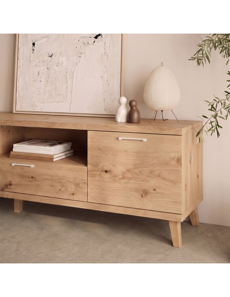 Mueble TV dos puertas y cajón MARCO