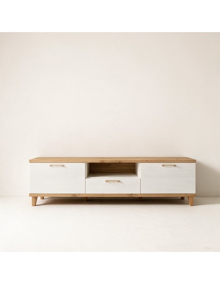Mueble TV dos puertas y cajón MARCO