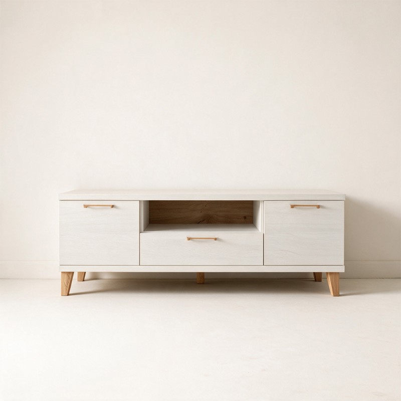Mueble TV dos puertas y cajón MARCO