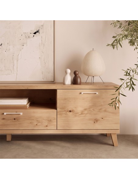 Mueble TV dos puertas y cajón MARCO