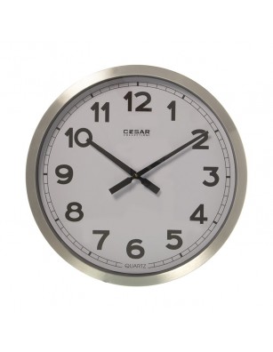 Reloj pared aluminio Ø50cm