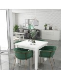 Mesa comedor cuadrada extensible DANIELA