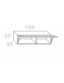Alto para colgar 120x32 DANIELA