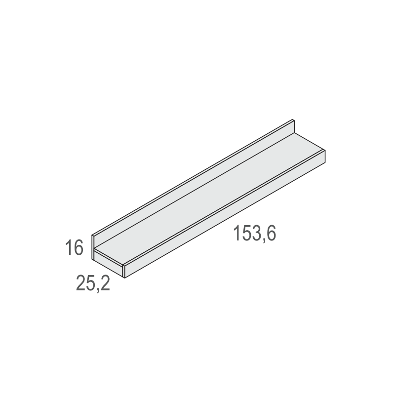 Estante 153 cm MILANO