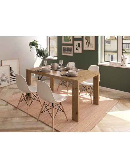 Mesa comedor rectangular extensible portería deslizante DANIELA