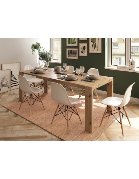 Mesa comedor rectangular extensible portería deslizante DANIELA