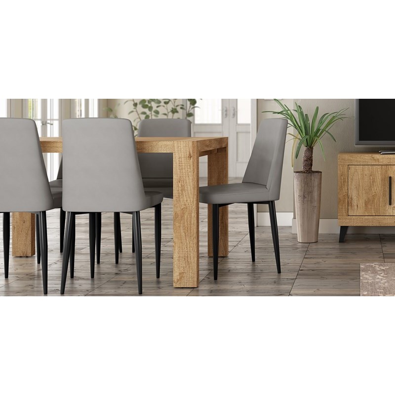Mesa rectangular pata deslizante ROMA