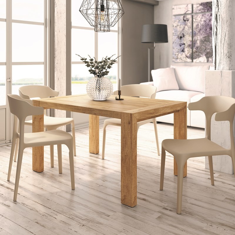 Mesa rectangular pata deslizante ROMA