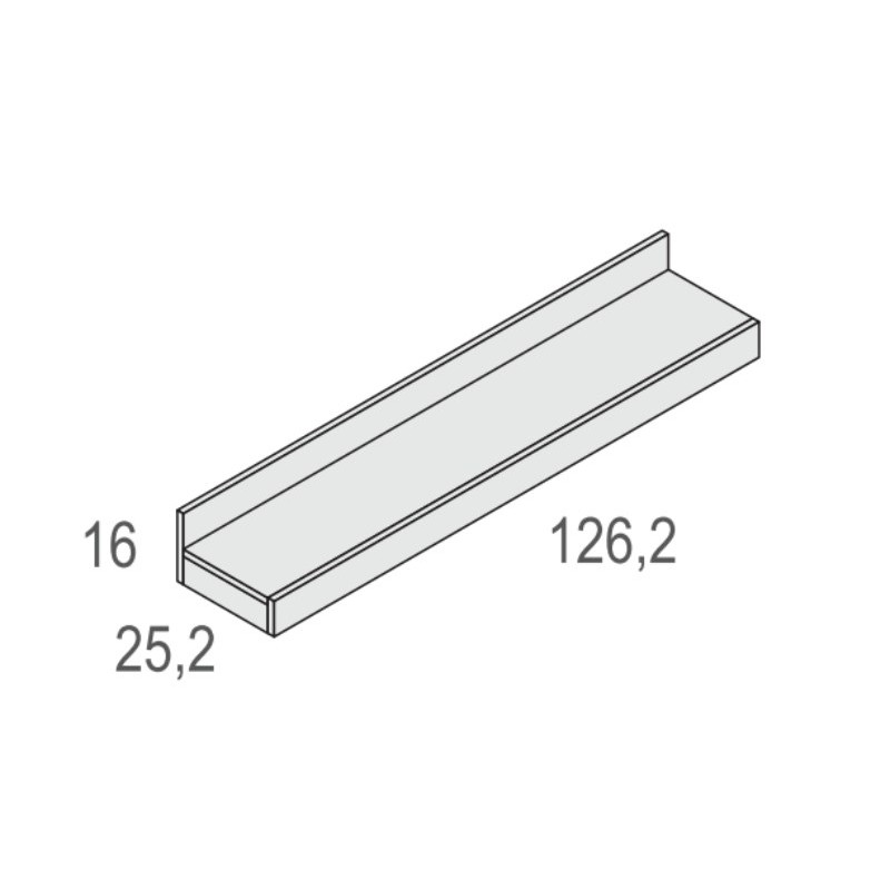 Estante 126 cm MILANO