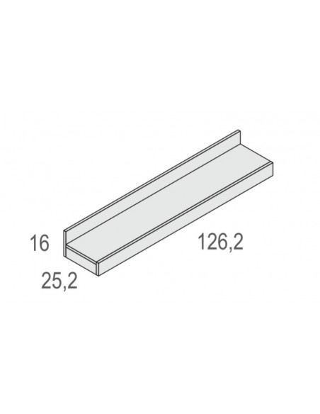 Estante 126 cm MILANO