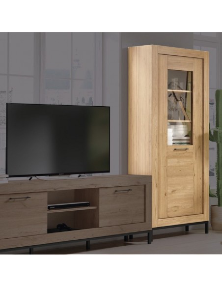Vitrina alta una puerta MILANO