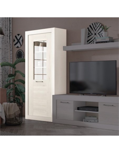 Vitrina alta una puerta MILANO
