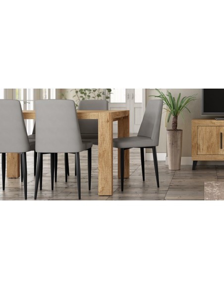 Mesa rectangular pata deslizante ROMA