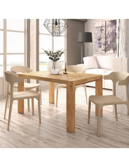 Mesa rectangular pata deslizante ROMA