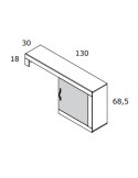 Modulo adicional derecho para mueble de tv ROMA